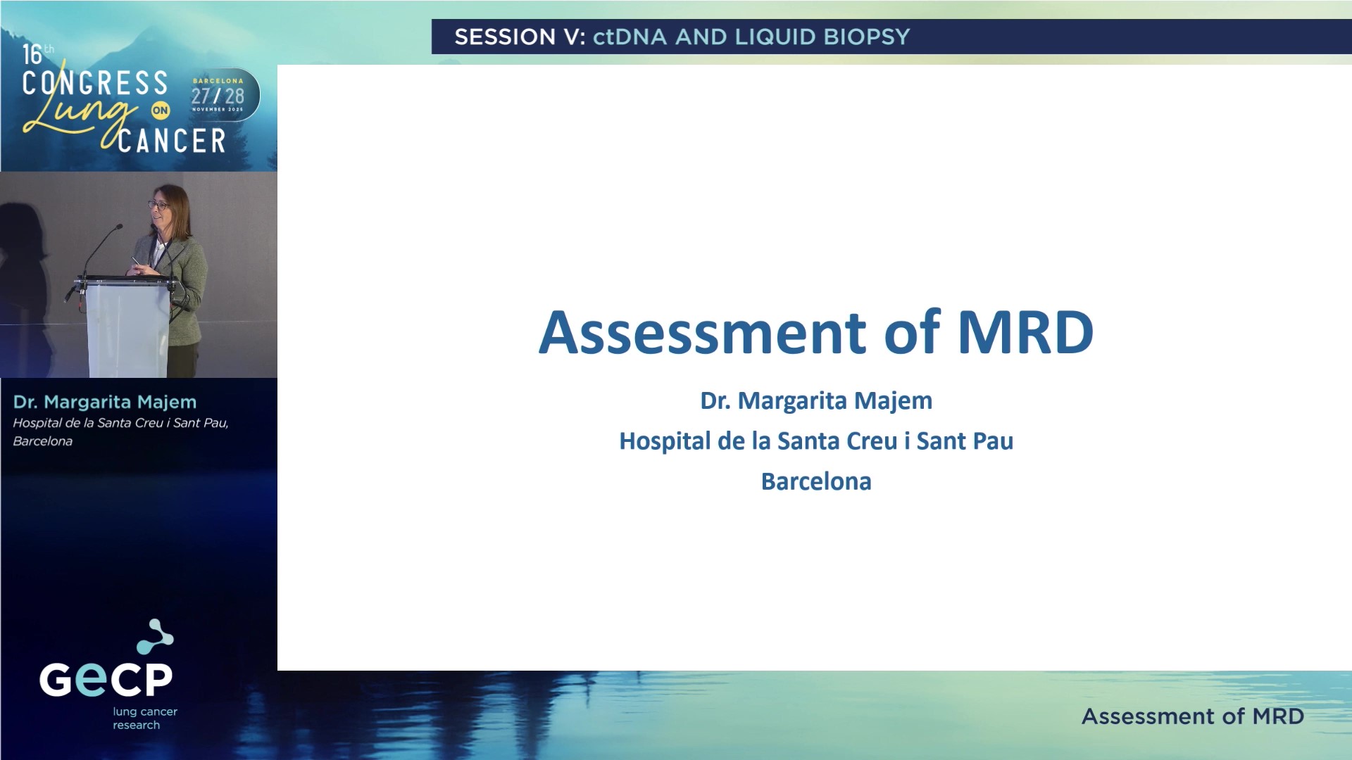 Assessment of MRD
